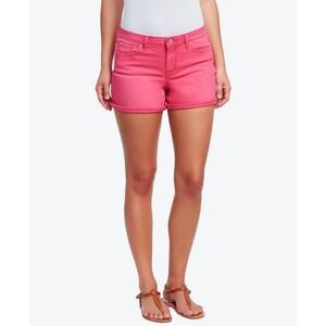 NEW Jessica Simpson Stretchy Roll Cuff Shorts - Size 27 Womens - Pink Jazzy
